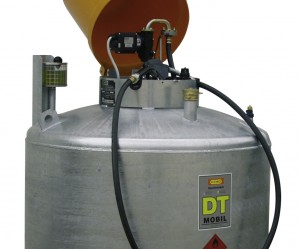 Dieseltank als DT mobiel met ADR 1.1.3.6.3. dubbel- en enkelwandig stalen tank