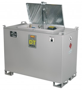 Dieseltank als DT mobiel cube  ADR  D/BAM12668/31A  dubbelwandig stalen tank