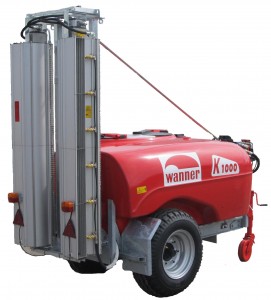 Fruitteeltspuit K-serie met T16/T30  tangentiaal -blazer met GVK tank