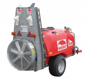 Fruitteeltspuit, SE28, axiaal-blazer met luchtgeleiding, smalle uitvoering, met 600/800/1000 en 1500 liter inhoud