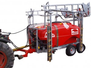 spuit voor asperges KS 1500 en KS2000 met 5 rijen-behandeling