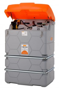 Olietank als CUBE-tank voor smeerolie-