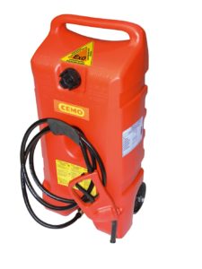 Benzine tank,Trolley 53 liter UN toelating voor transport van benzine