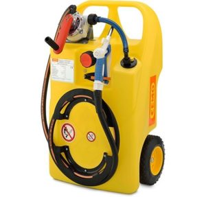 Koelvloeistof en ruitensproeireiniger,met CADDY (60 ltr. inhoud) in de werkplaats  voor concentraat en met water vermengd