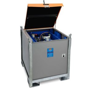 AdBlue, BLUE-Mobiel PRO  PE 980 ltr, met buitentank van staalplaat,voor AdBlue