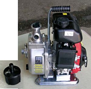 Pompinstallaties, (bestel nr. 8348)water pompen, motorpomp met Honda -benzinemotor,