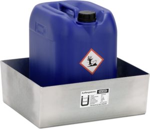 Opvangbakken,kleine verpakking opvangbakken van staal