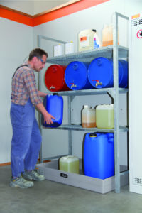 Vatenrek, type 540 voor kleine verpakking en tot 12 x 60 ltr vaten
