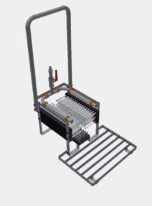 Laarzenreiniger ECO, met frame van RVS