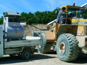 Diesel-tank, DT-mobiel liggend,voor diesel, biodiesel,plantaardige olie