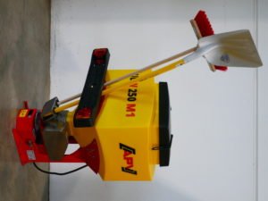 Zoutstrooier van APV, UDW 250 M1 met doseeras en  250 ltr. inhoud